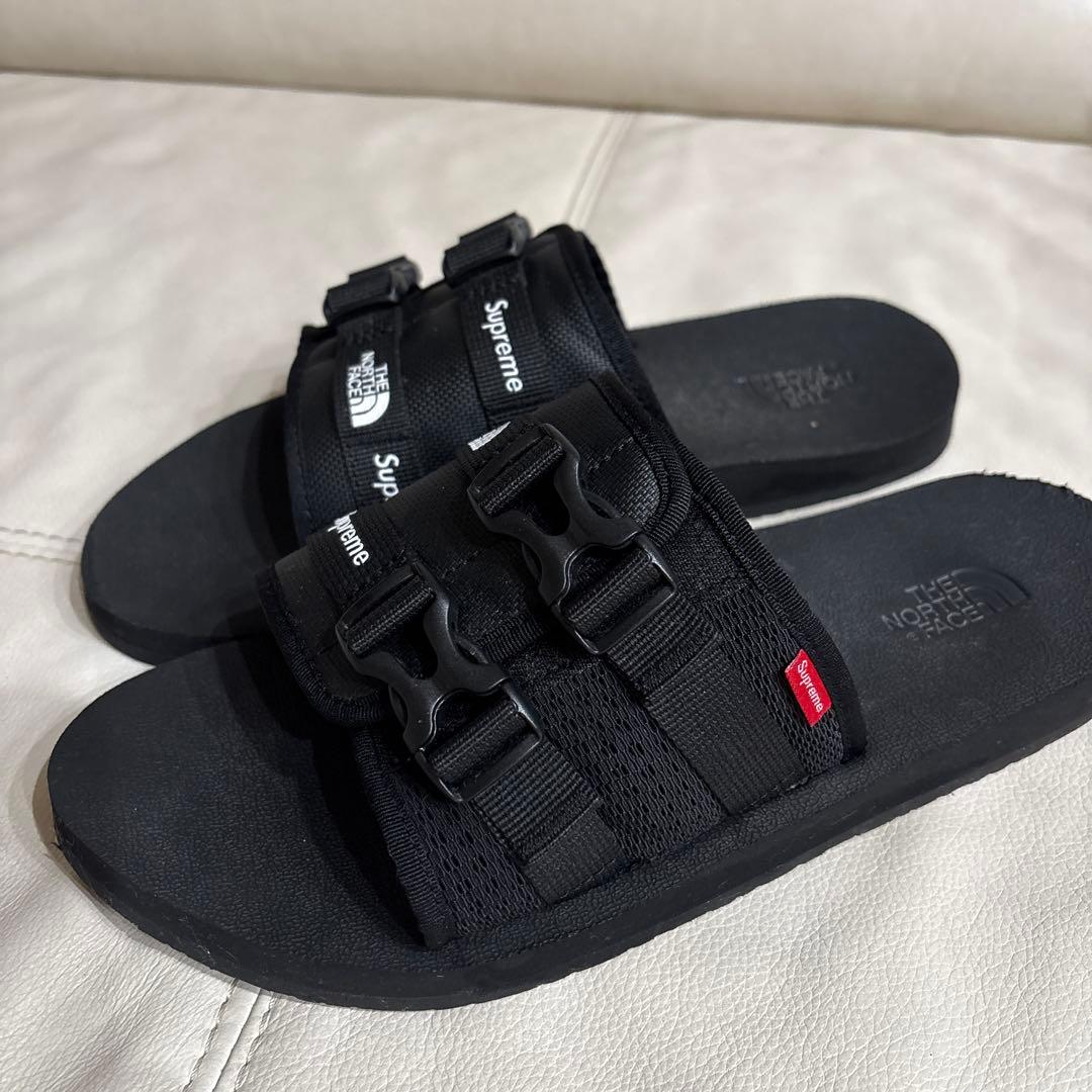The North Face × Supreme ブラック サンダル　28cm