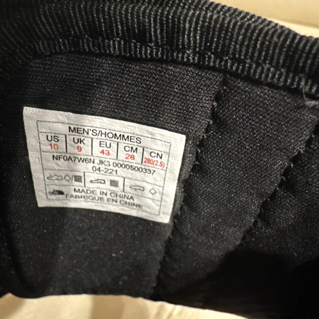 The North Face × Supreme ブラック サンダル　28cm