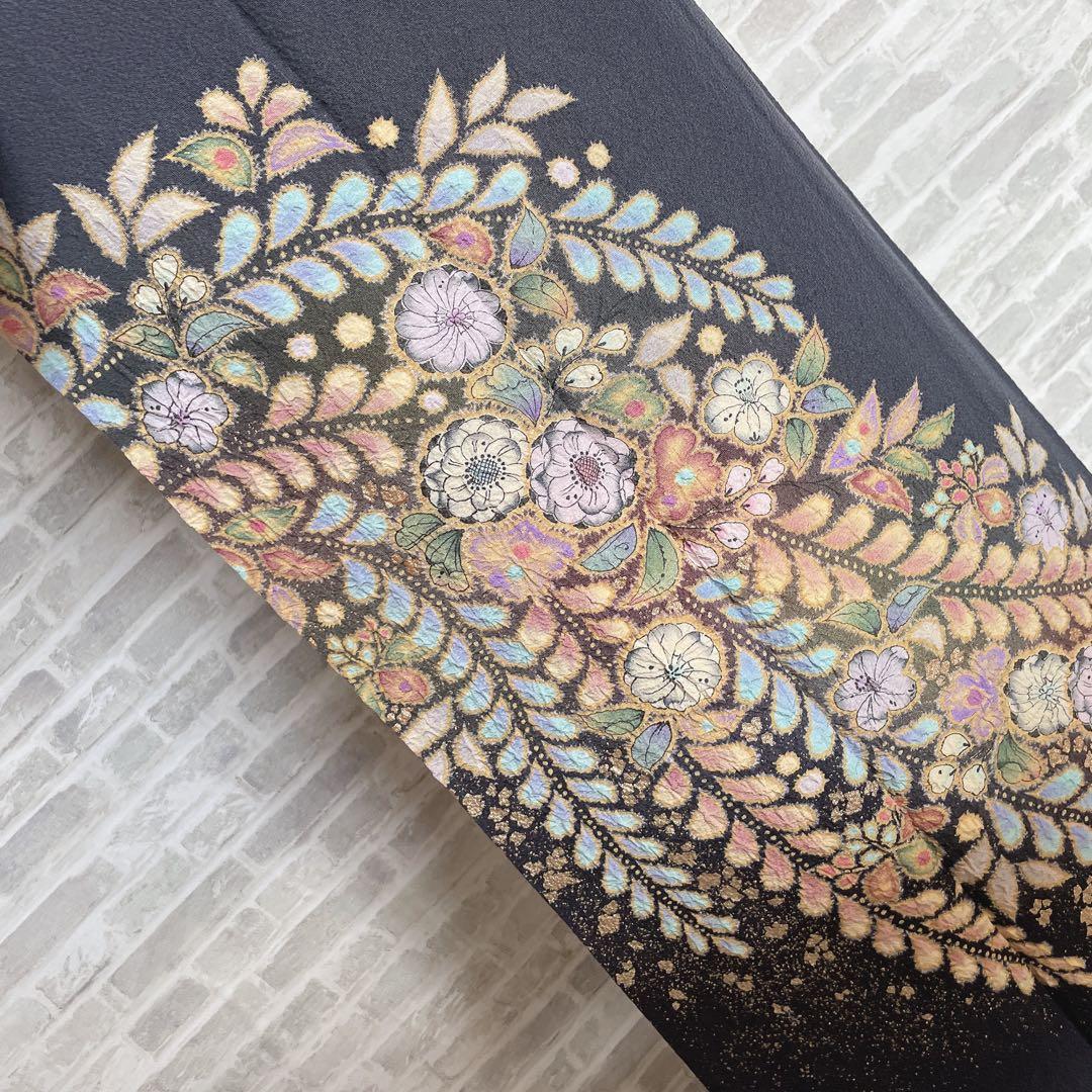 訪問着　フルセット　翠山　辻ヶ花　桐屋　新はじく絹のきもの加工　入学式　Q5