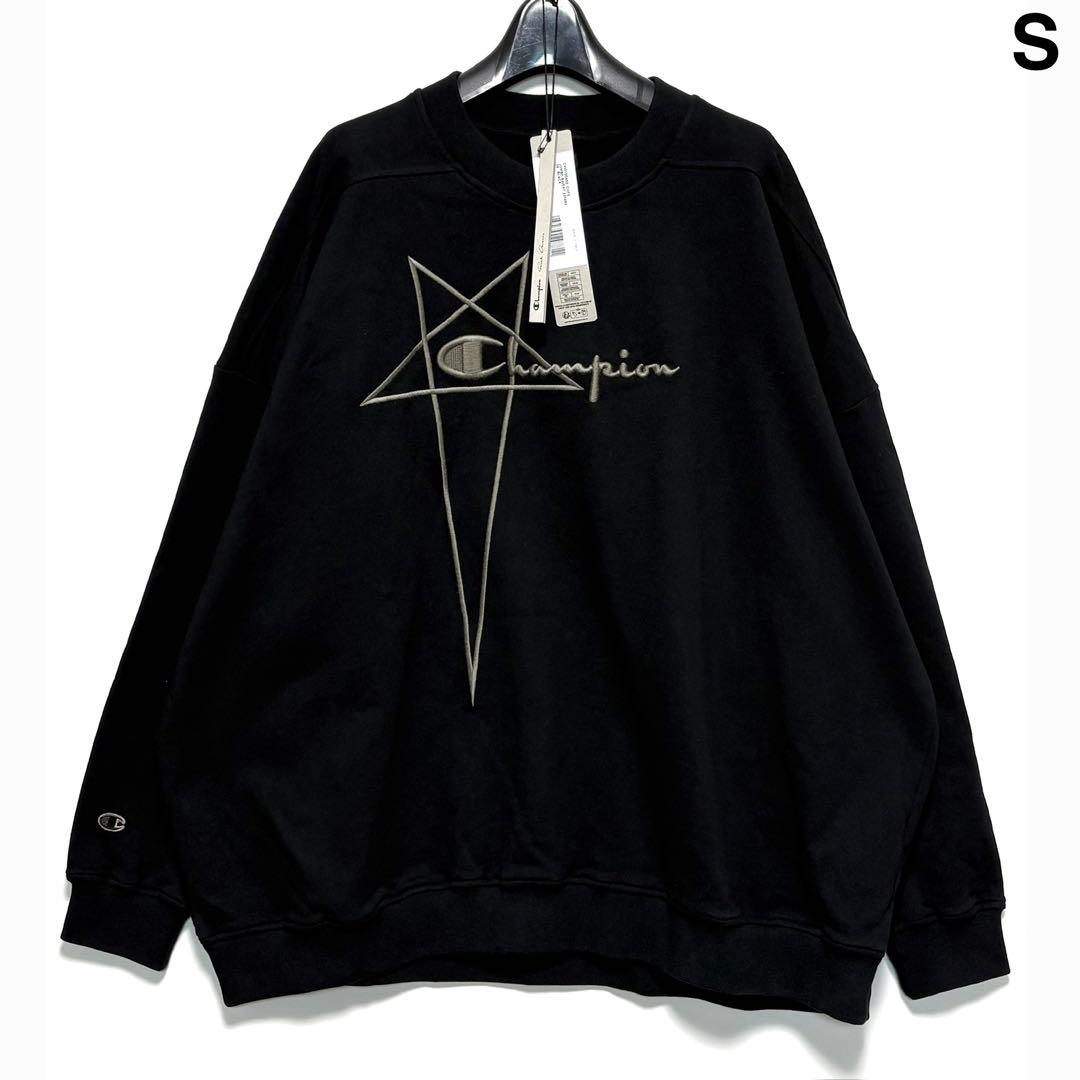 新品 RICK OWENS CHAMPION PULLOVER SWEAT S