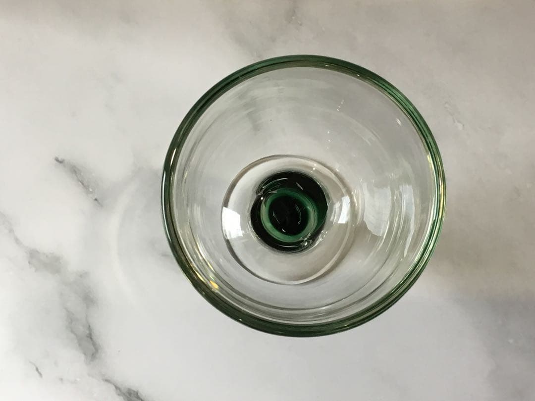 舩木倭帆（ふなきしずほ）作　ツイストガラスワイングラス