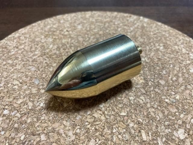 B&W製オリジナルスピーカーフェイズプラグ/真鍮C3604削り出し/汎用品 2個