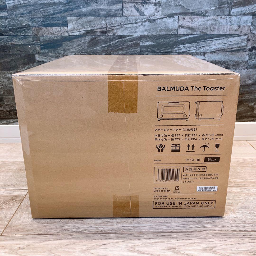 BALMUDA The Toaster スチームトースター ブラック K11A