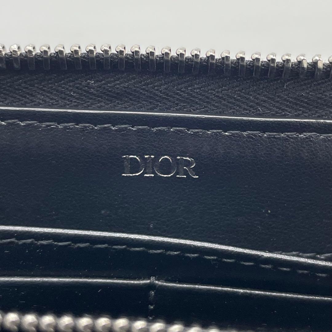 OGd様 DIOR ディオール オブリーク ラウンドファスナー 長財布 w20