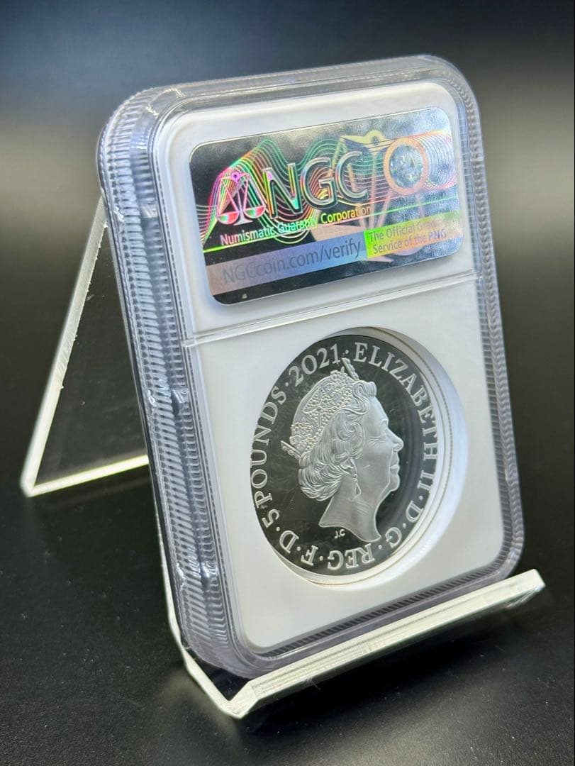 2021年 ヴィクトリア ゴシック 銀貨 ポートレート PF70UC FDOI