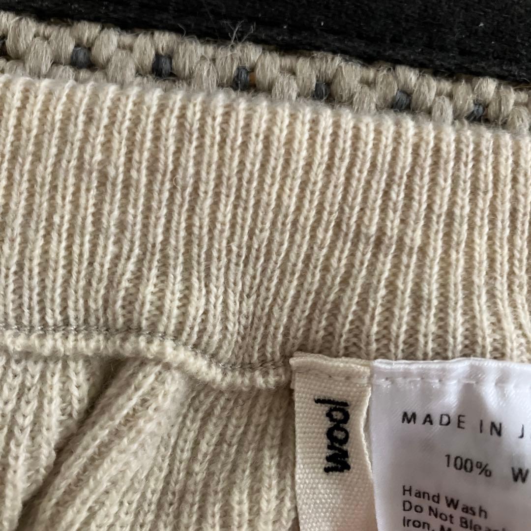 evameva エヴァムエヴァプレスウールパンツ