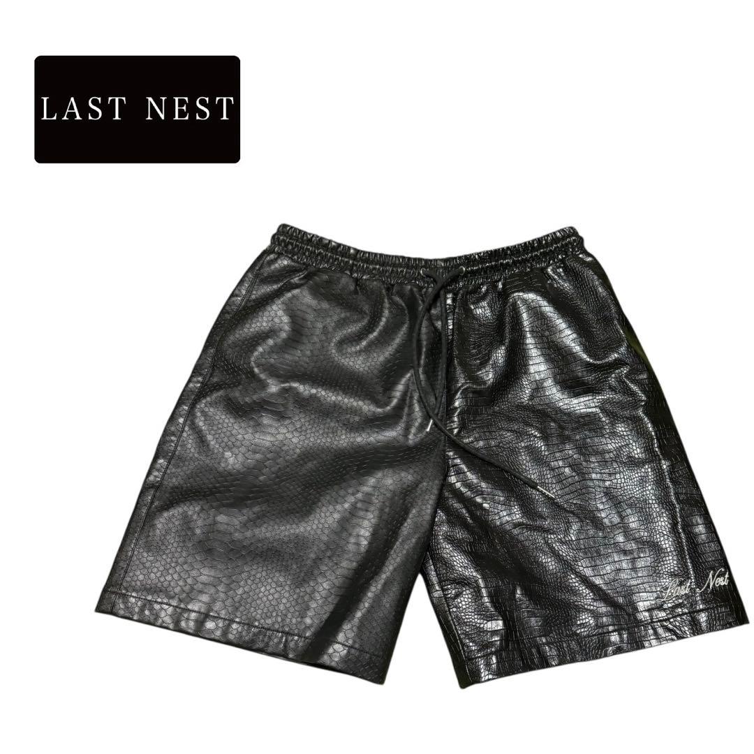 【XLサイズ✨】LAST NEST ラストネスト ハーフパンツ レザー 美品