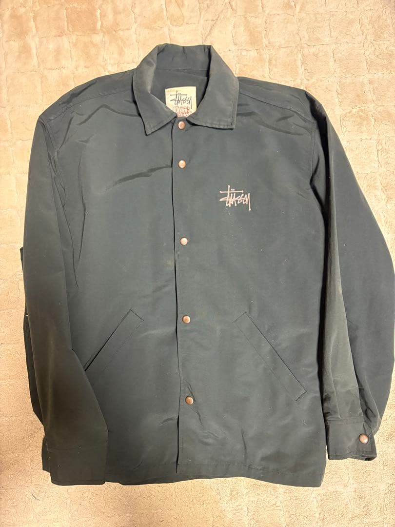 オールドStussy OUTER GEAR ブラックカバーオール Mサイズ