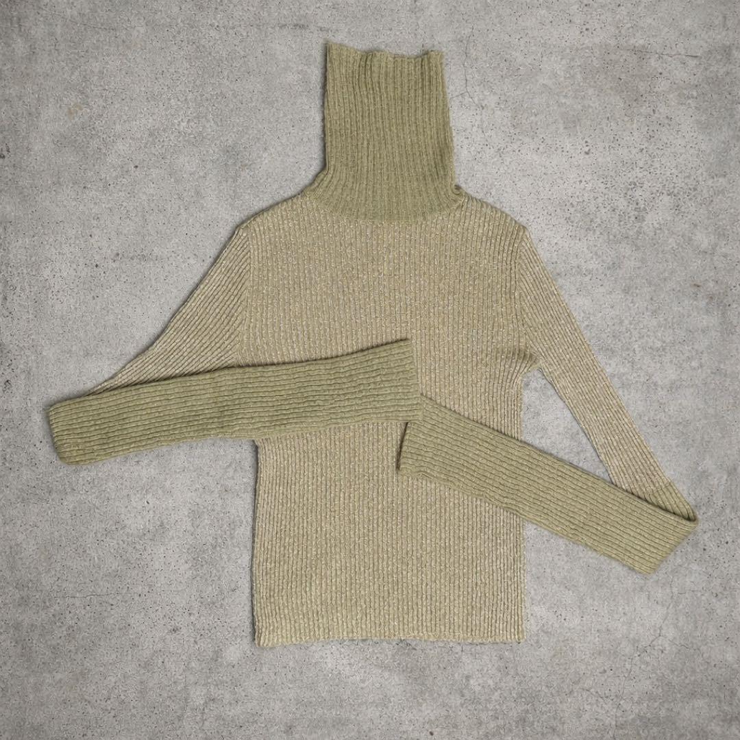 【美品】jean paul gaultier ラメニット　袖ロング　値下げ対応⭕️