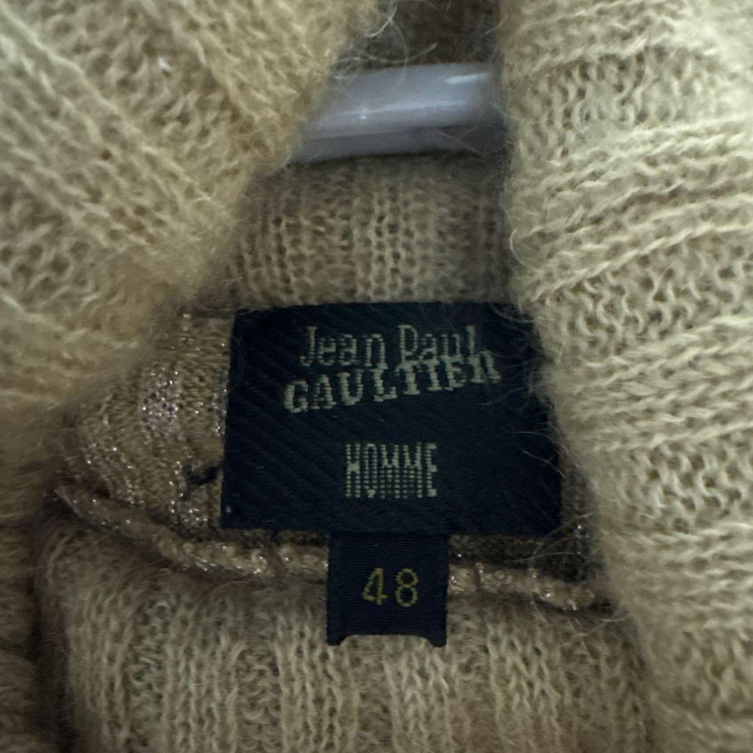 【美品】jean paul gaultier ラメニット　袖ロング　値下げ対応⭕️