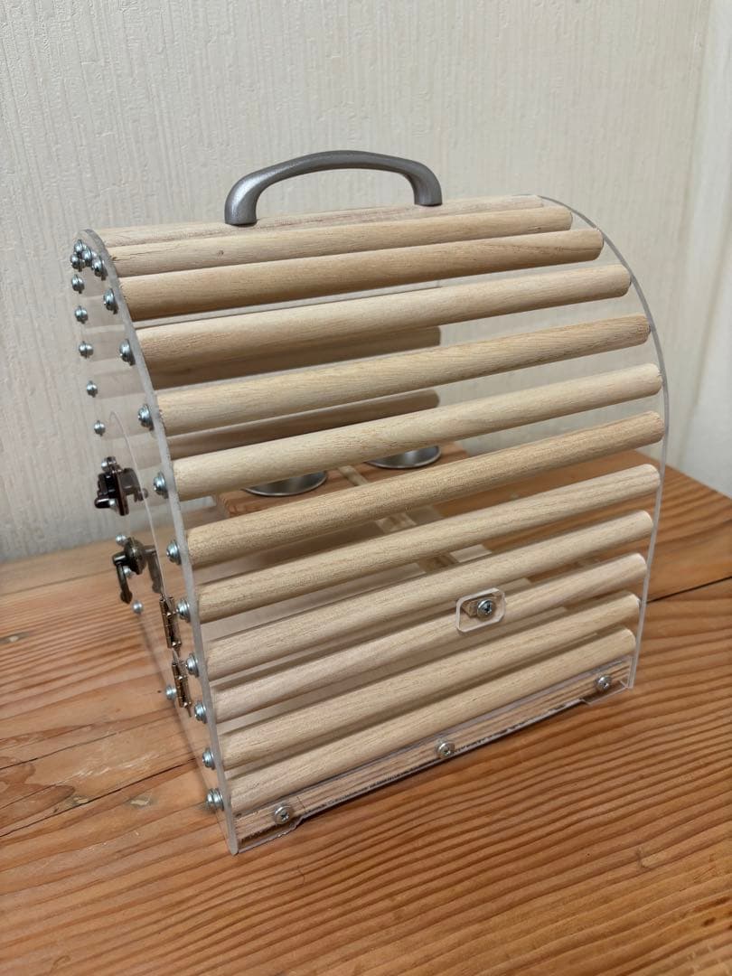 こまつアクリルキャリーケースおでかけキャリーバードキャリー