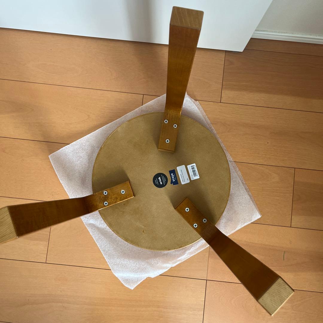 artek スツール60 ハニー　ブラック　別注廃盤品