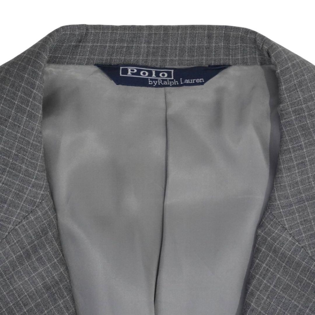Polo Ralph Lauren グレー チェック柄 テーラードジャケット