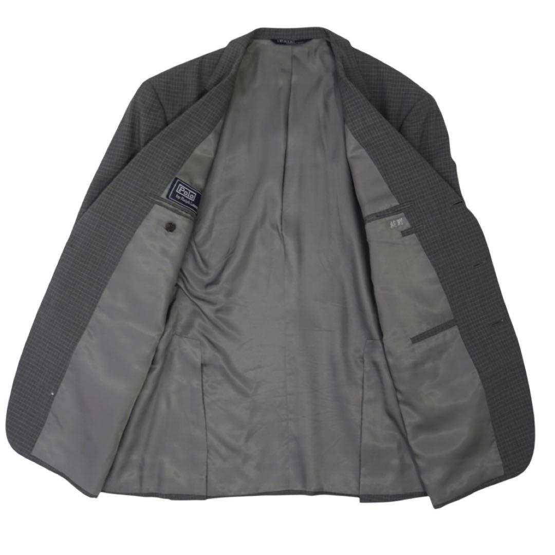 Polo Ralph Lauren グレー チェック柄 テーラードジャケット