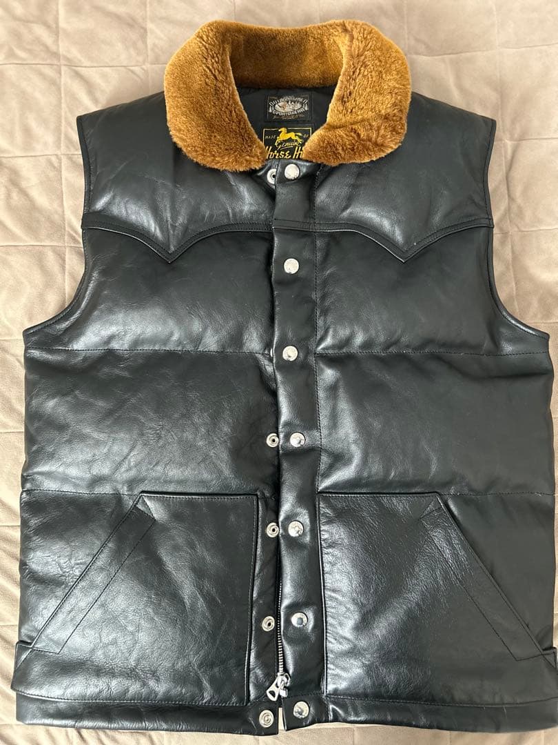 メ*8様 ¥132000 最高級品　リアルマッコイズ　ホースハイド　ダウンベスト