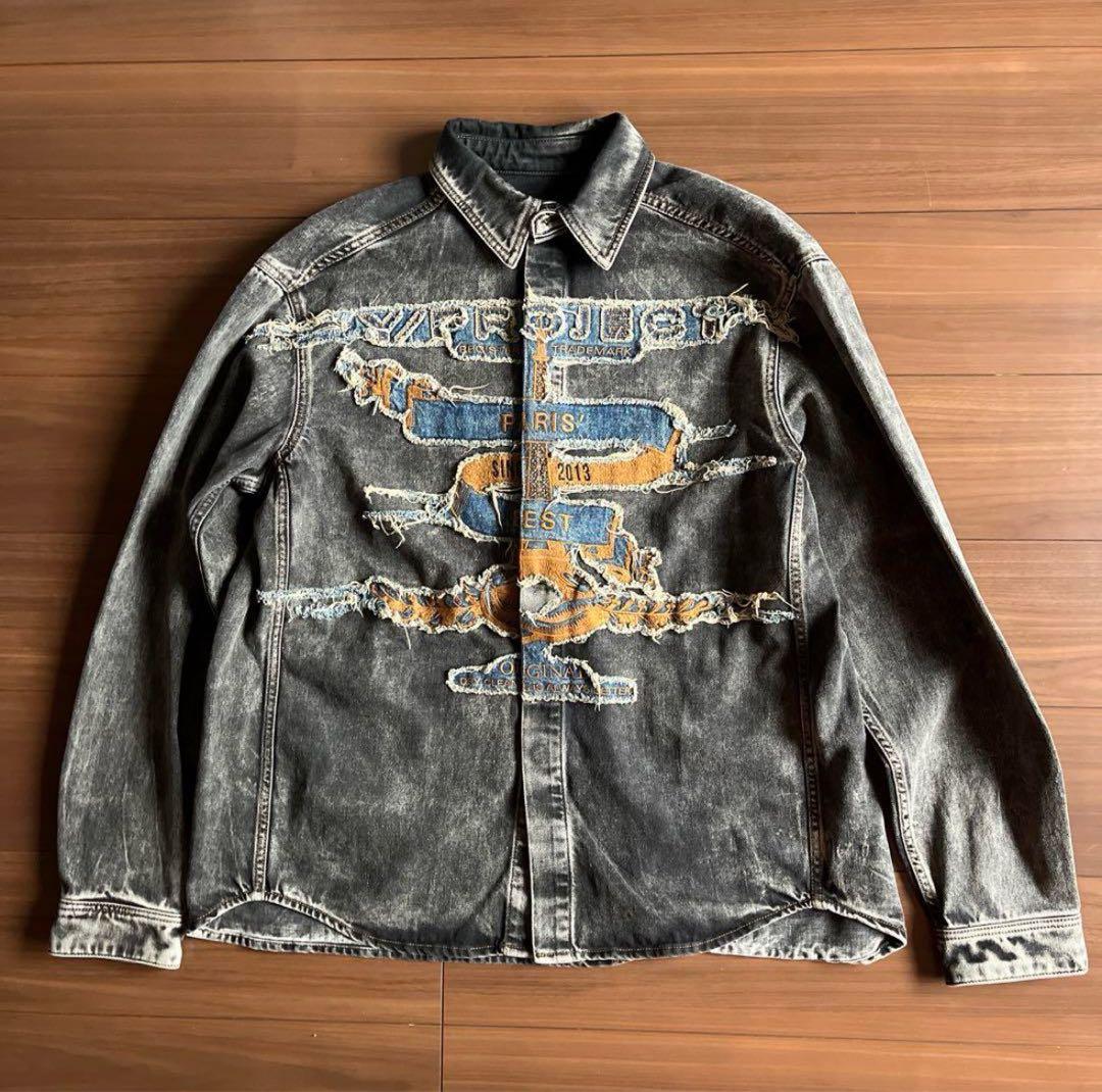 Y/PROJECT ワイプロジェクト ParisBestPatch デニムシャツ