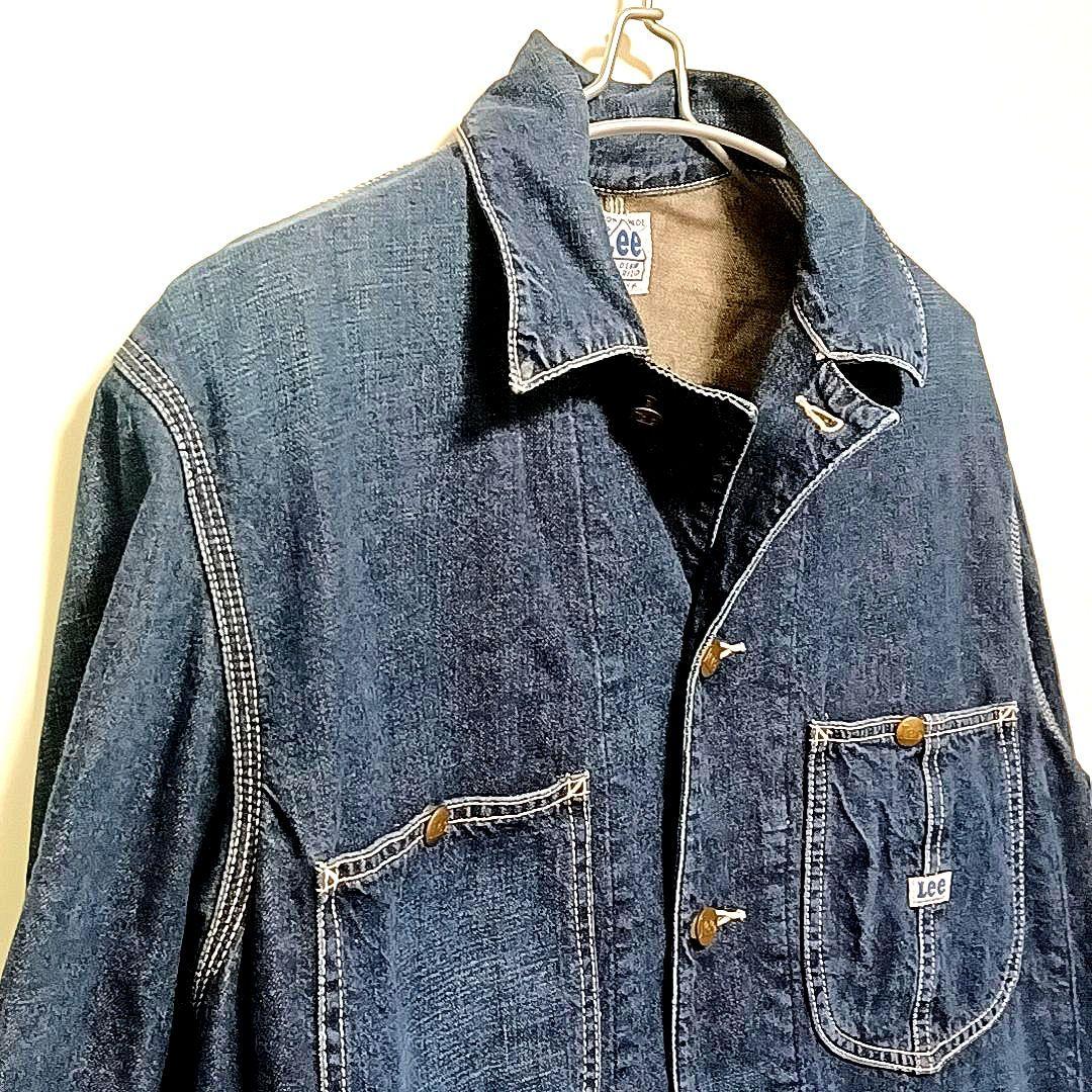 【ハウスマーク★Lサイズ】Lee 91-J　カバーオール　インディゴ ブルー