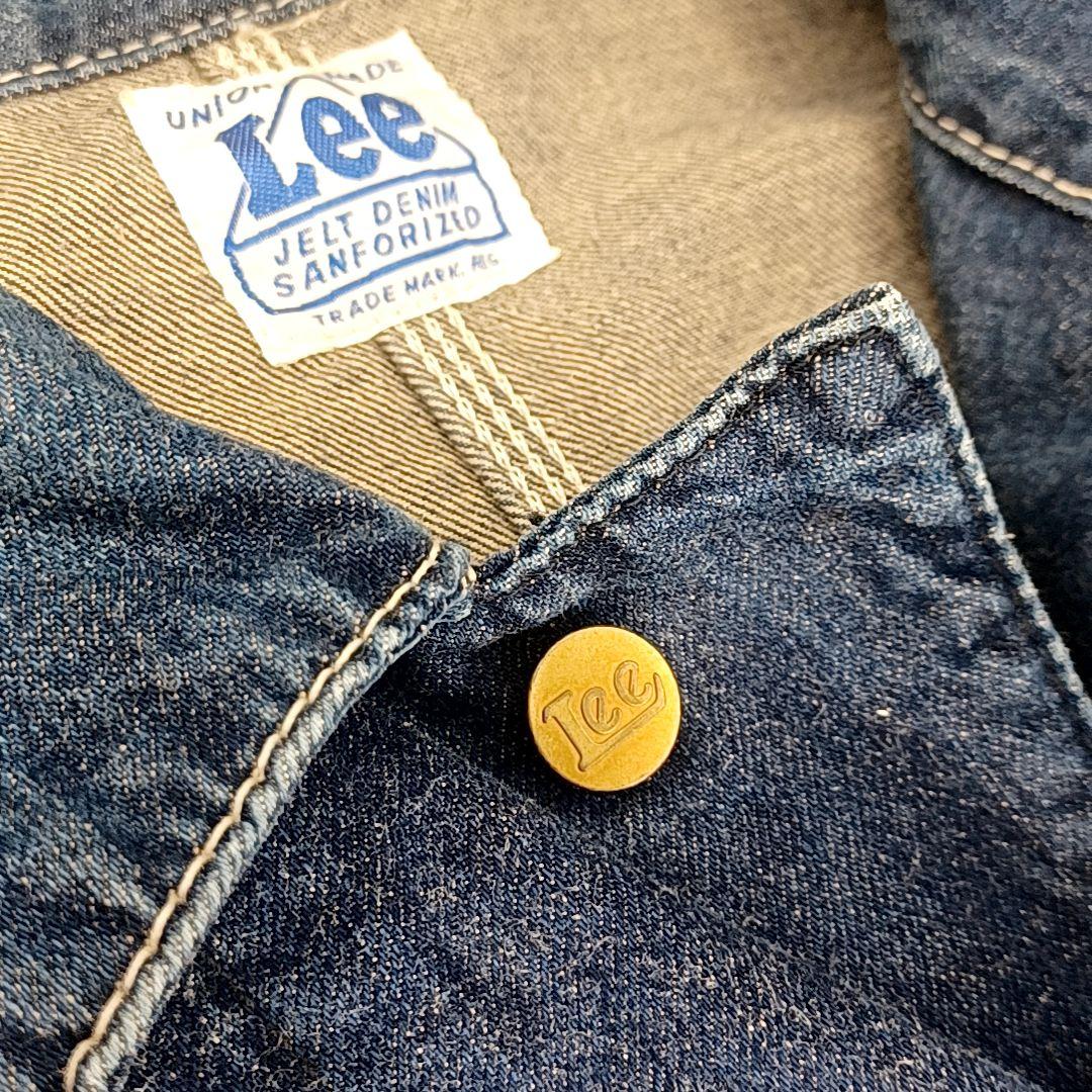 【ハウスマーク★Lサイズ】Lee 91-J　カバーオール　インディゴ ブルー