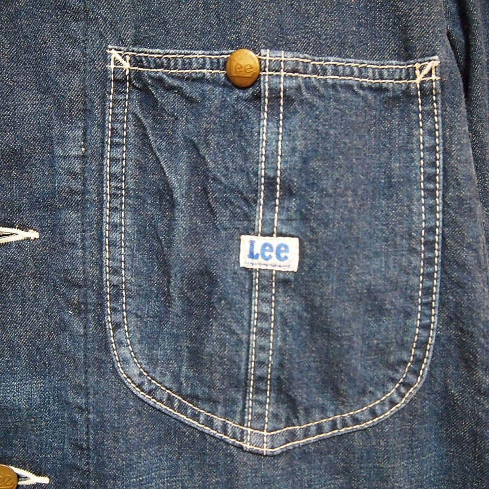 【ハウスマーク★Lサイズ】Lee 91-J　カバーオール　インディゴ ブルー