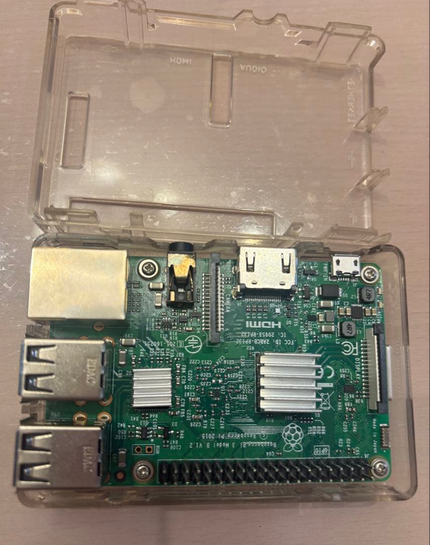 Raspberry Pi 3 Model B 2台　カメラ　rev2.2