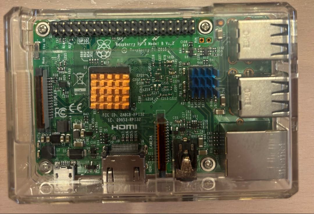 Raspberry Pi 3 Model B 2台　カメラ　rev2.2