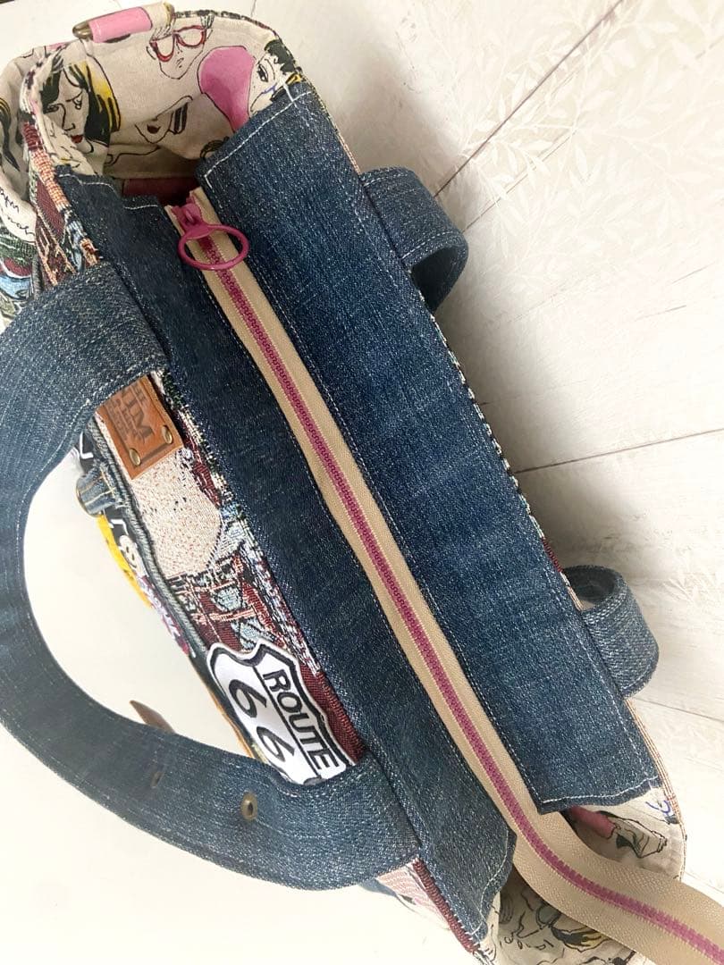 デニムリメイクバック　ブラコン×デニム