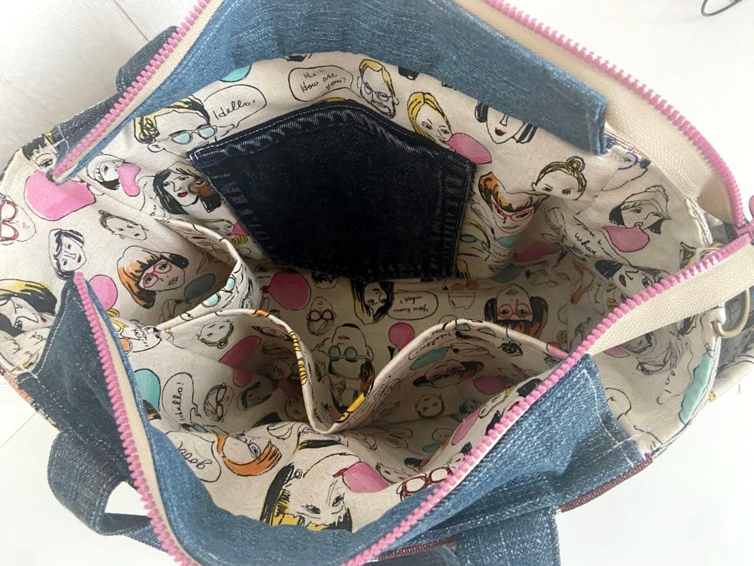 デニムリメイクバック　ブラコン×デニム