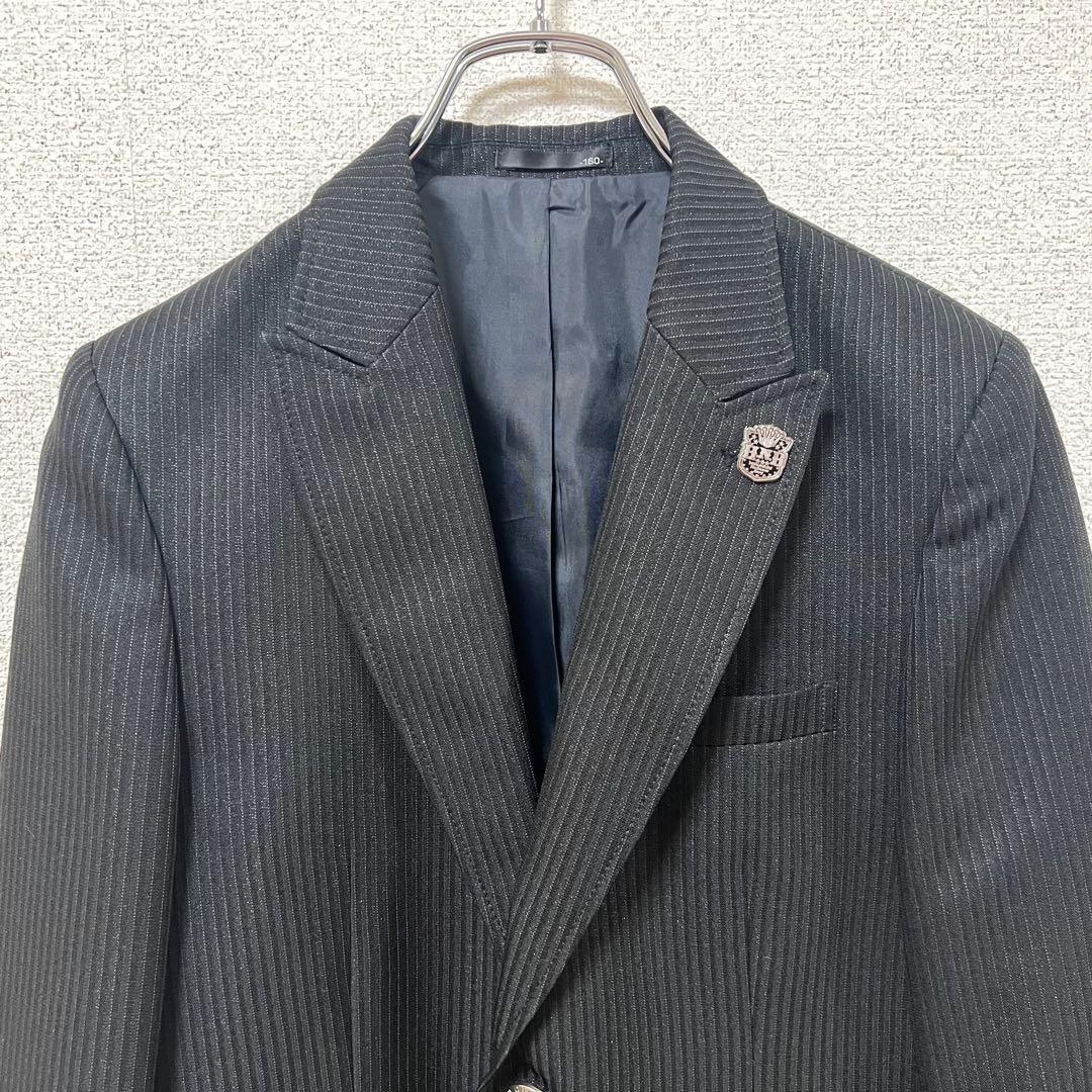 【美品】男の子 160 フォーマルスーツ 6点セット 卒業式 ヒロミチナカノ