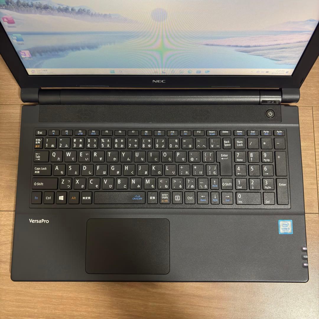 NECノートパソコンi3第7世代Windows11 Office2016付き