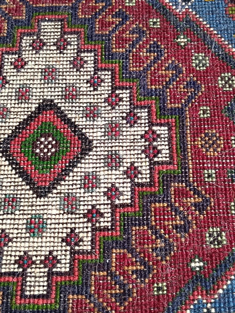 ペルシャ絨毯　ヤラメ絨毯　座布団　手織り　イラン　座布団ヤラメ(6)