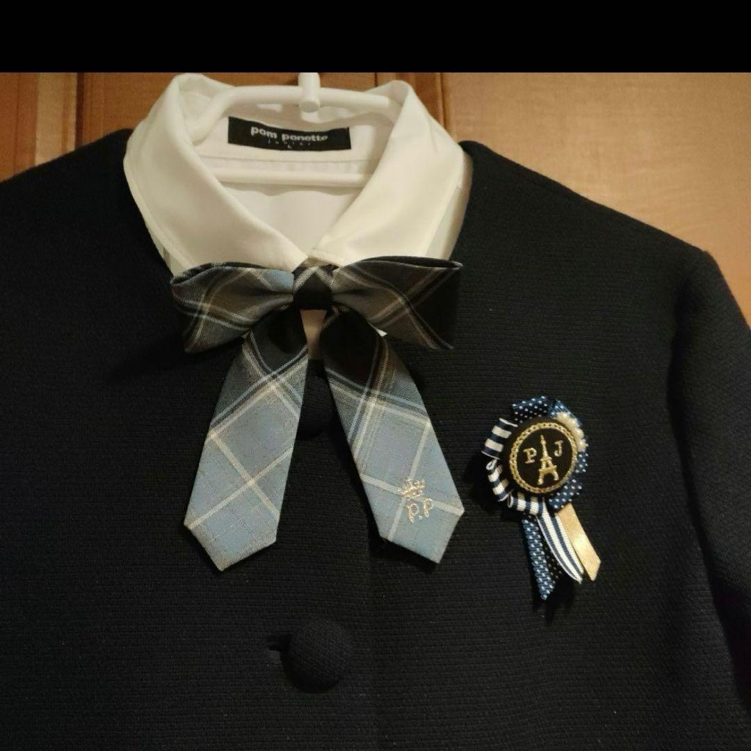pom ponette女の子160cm卒業式 面接フォーマルセレモニー