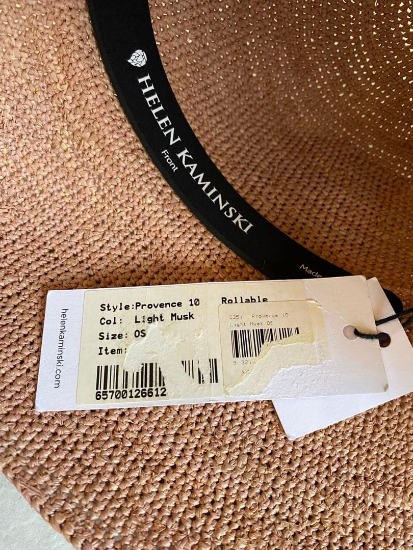 【新品】 HELEN KAMINSKI PROVENCE10 ラフィアハット