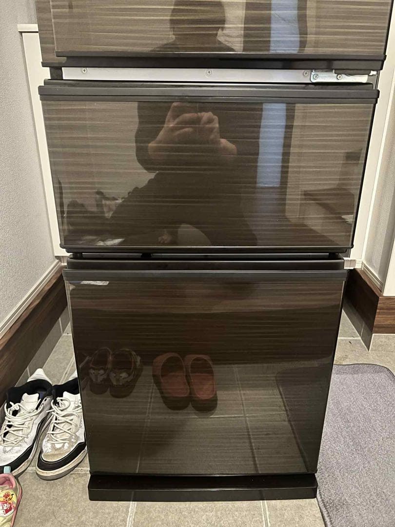 冷蔵庫と電子レンジセット