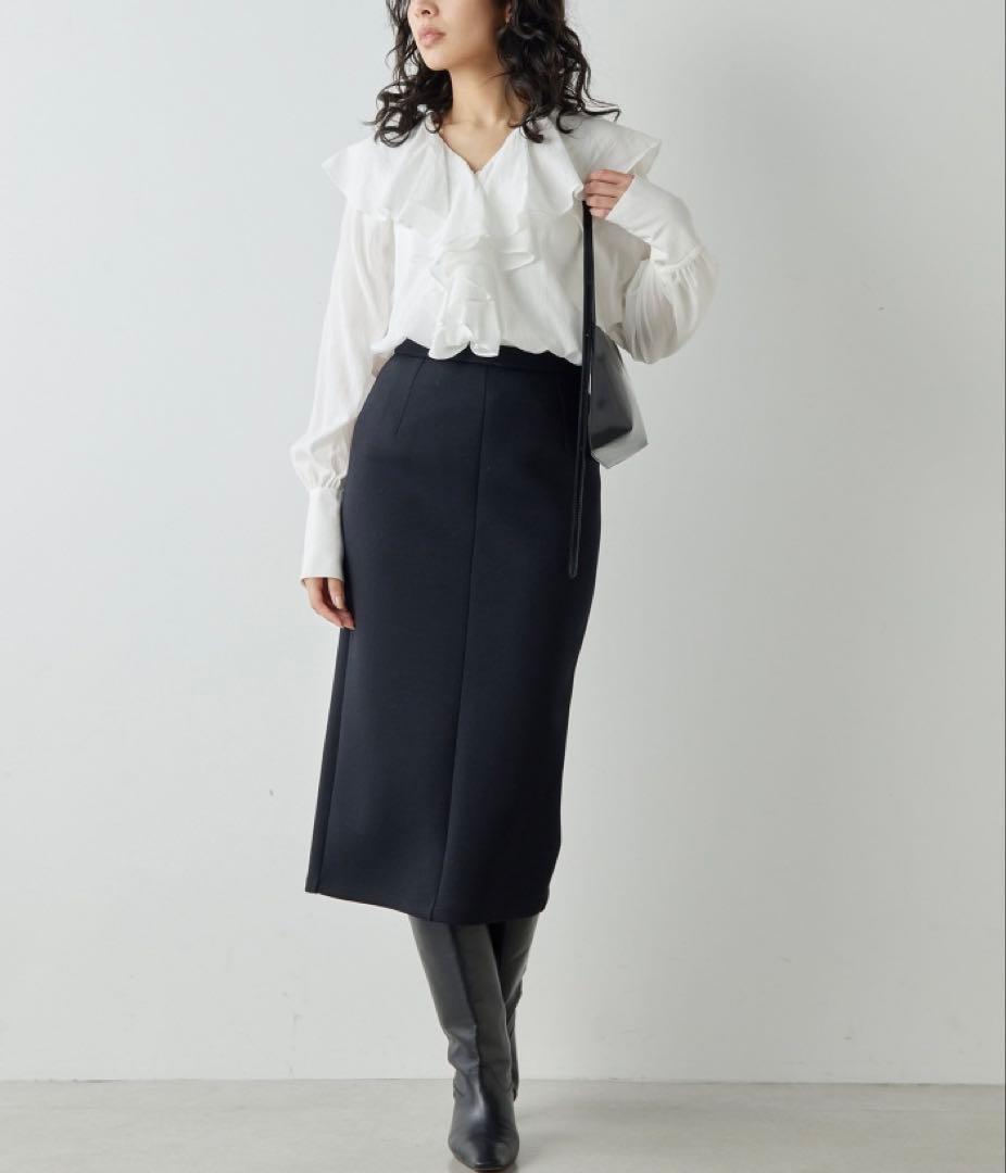 Whim Gazette カスケードフリルブラウス