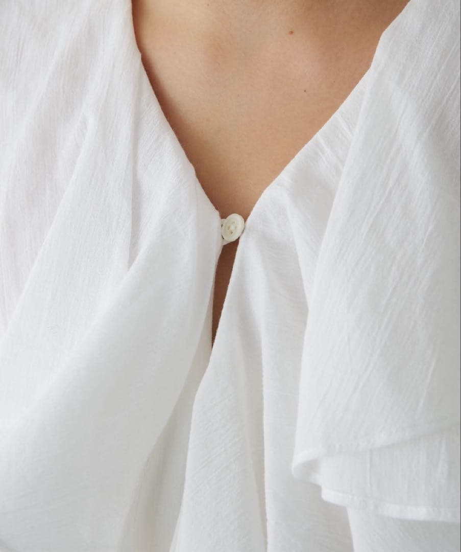 Whim Gazette カスケードフリルブラウス