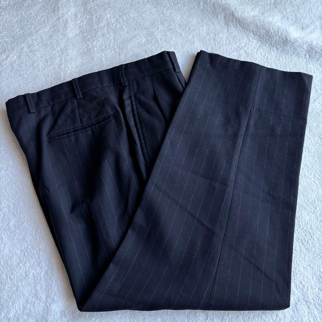 ✨️美品 ブルックスブラザーズ ストライプ スーツ ブラック XL セットアップ