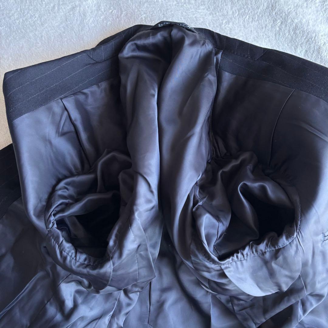 ✨️美品 ブルックスブラザーズ ストライプ スーツ ブラック XL セットアップ
