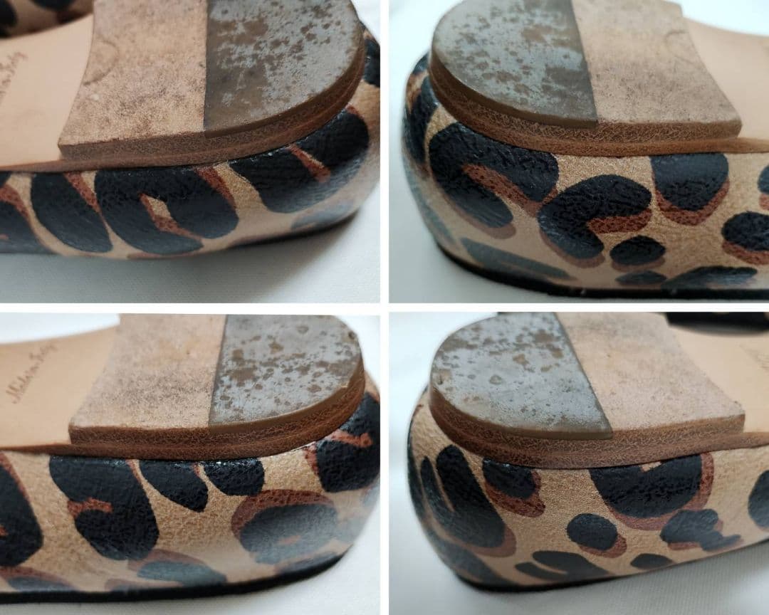 Louis Vuitton レオパード柄 バレエシューズ