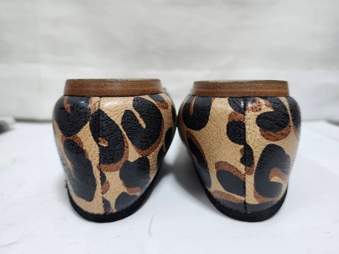 Louis Vuitton レオパード柄 バレエシューズ