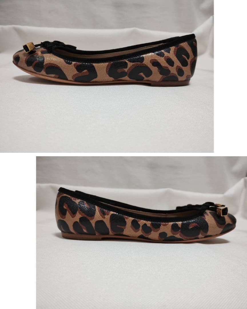 Louis Vuitton レオパード柄 バレエシューズ