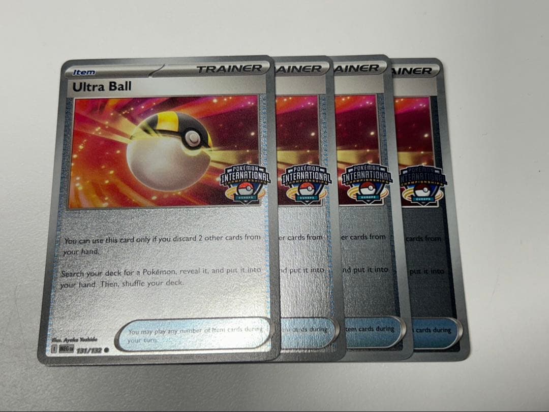 EUIC 海外限定Ultra Ball プロモ 4枚 ハイパーボール