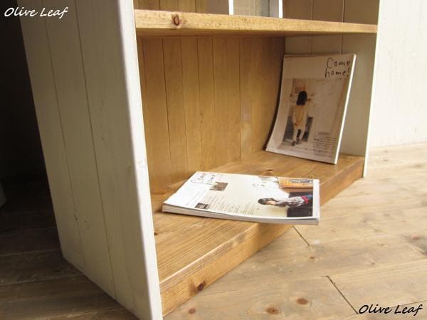 サイズ、デザインオーダー可！幅広6段カップボードW82●シャビーブラウン受注製作