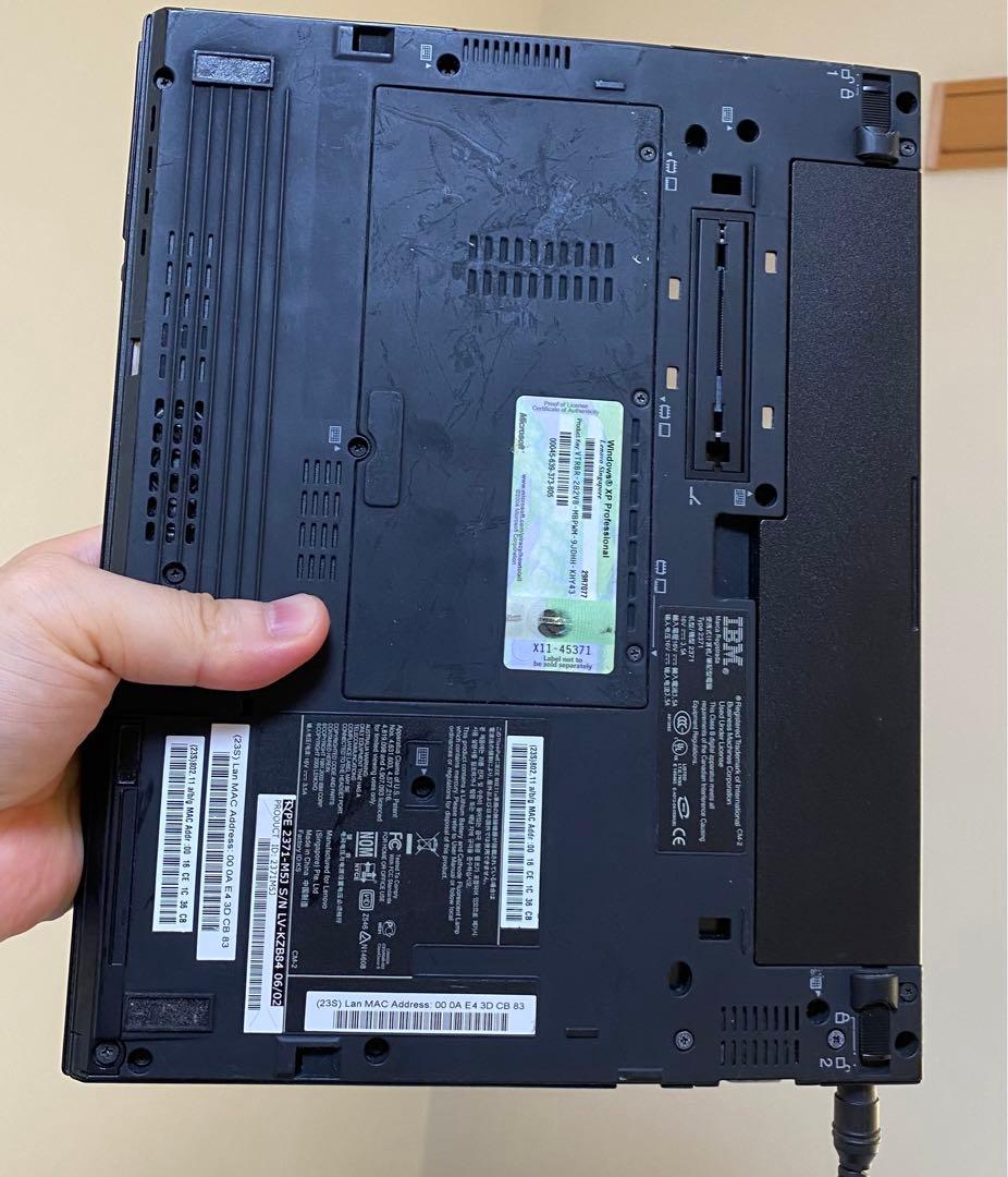 【ジャンク】IBM Thinkpad x40
