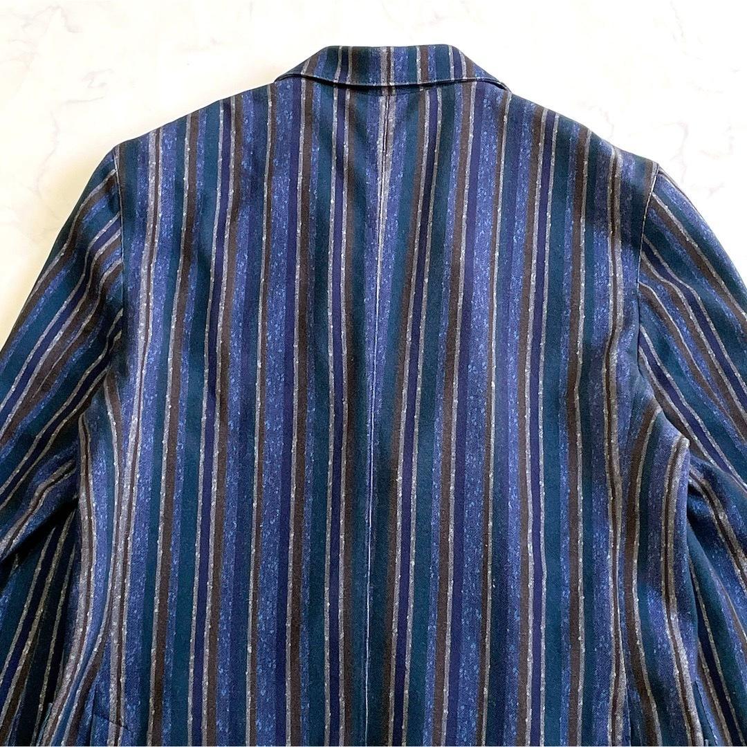 チルコロ1901 テーラードジャケット ストライプ ジャージー素材 50 XL