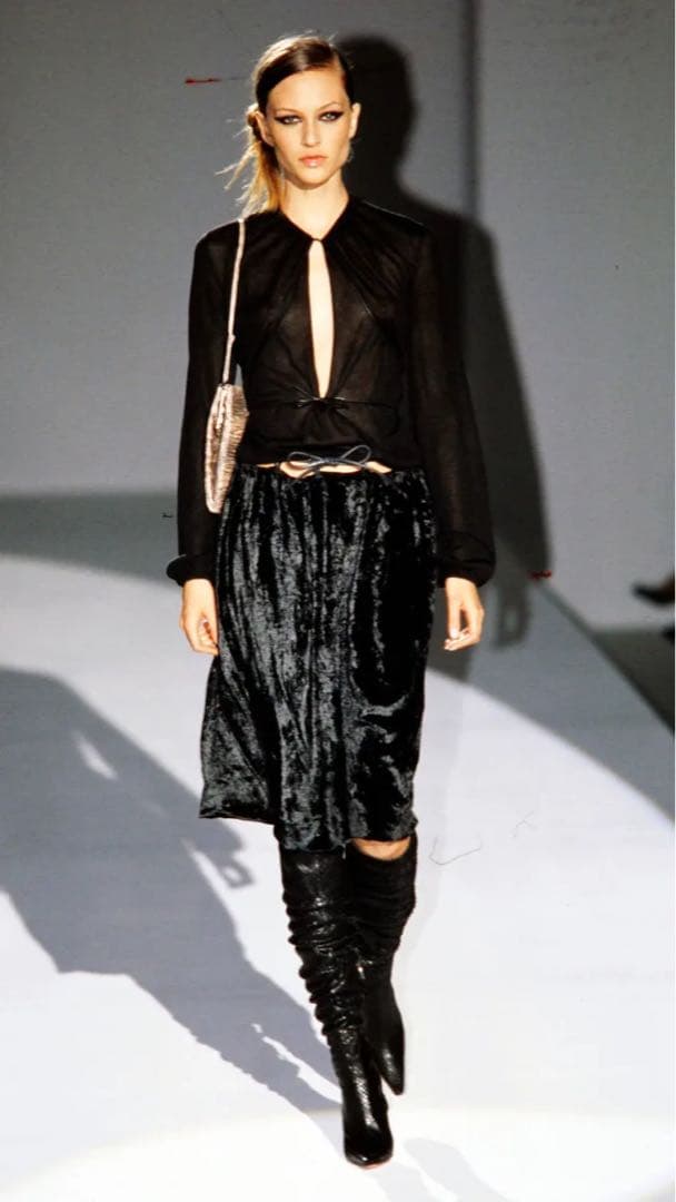 スカート GUCCI by Tom Ford 1999AW Velvet Skirt