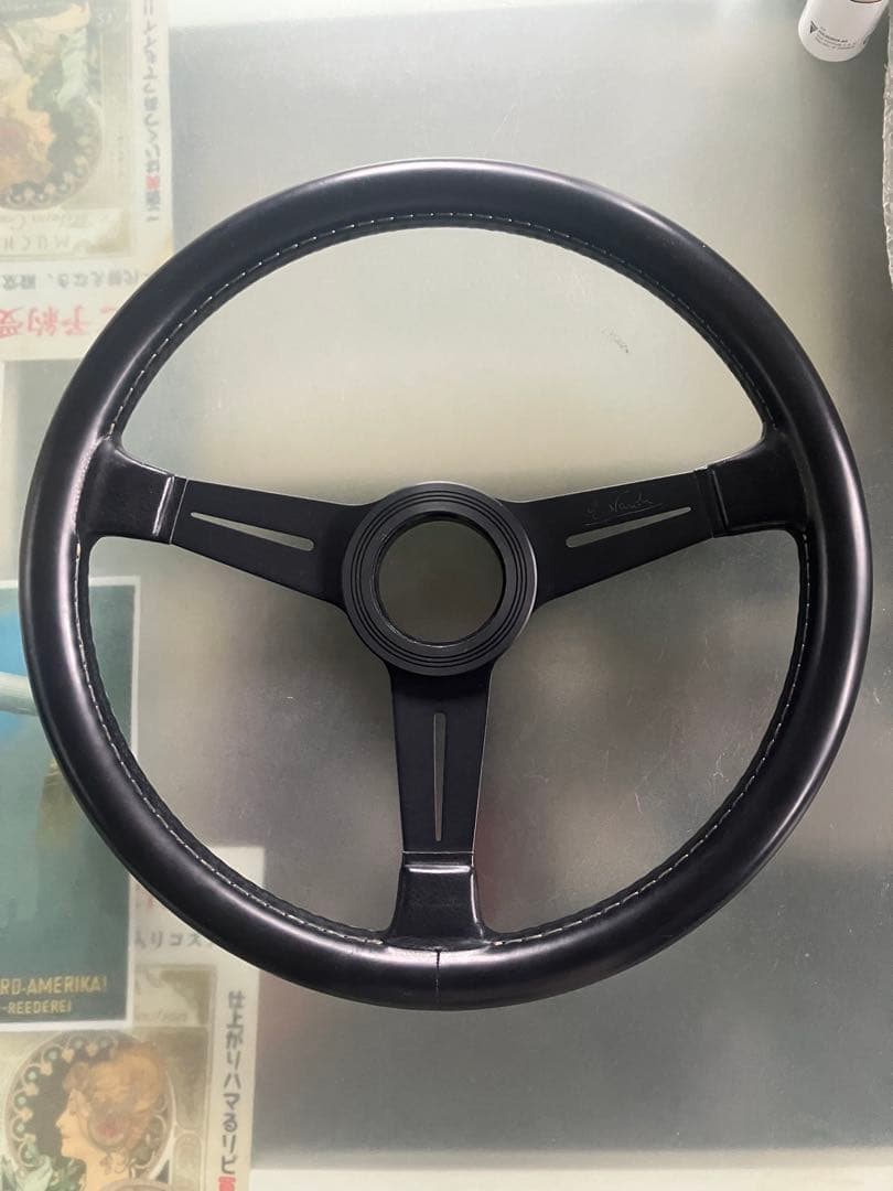 NARDI ナルディ クラシック ブラックレザー＆ブラックスポークビンテージ