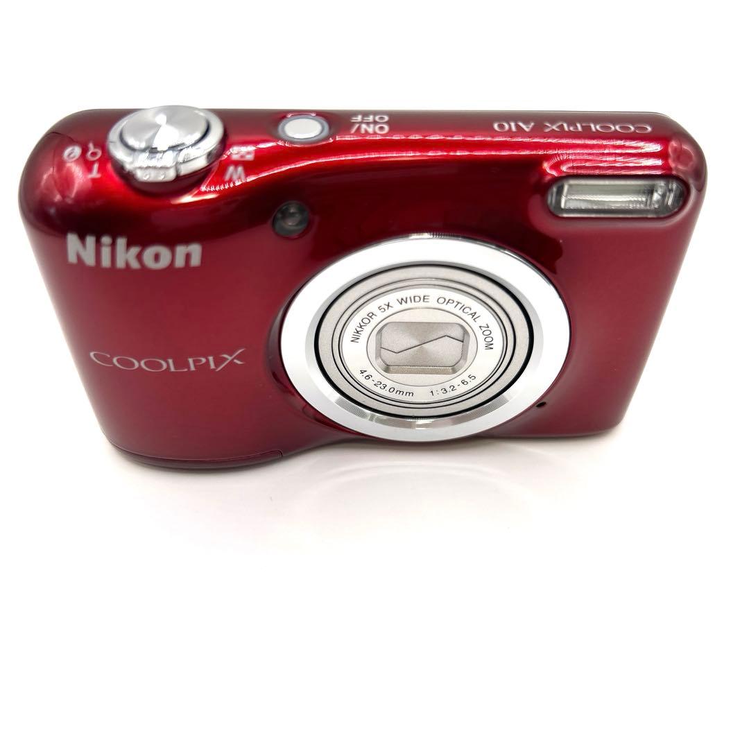 超美品　Nikon COOLPIX A10 レッド　デジタルカメラ
