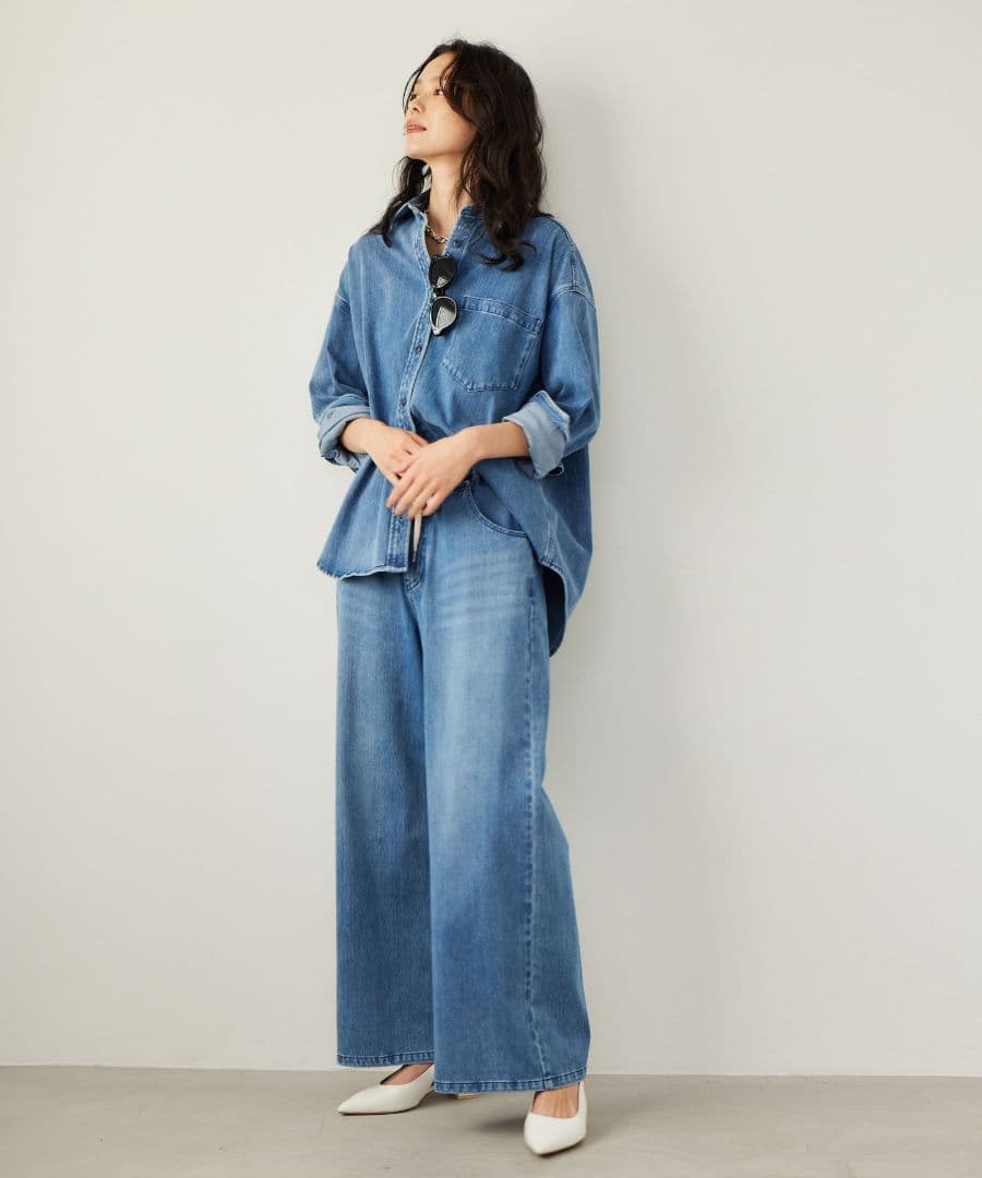 新品タグ付き☆バンヤードストーム デニムシャツ☆ルフィル ADORE