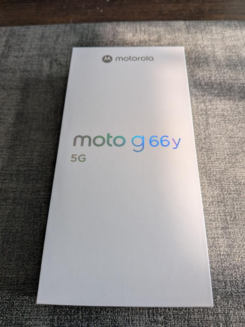 【新品未開封】moto g66y 5g ブラックオイスター SIMフリー