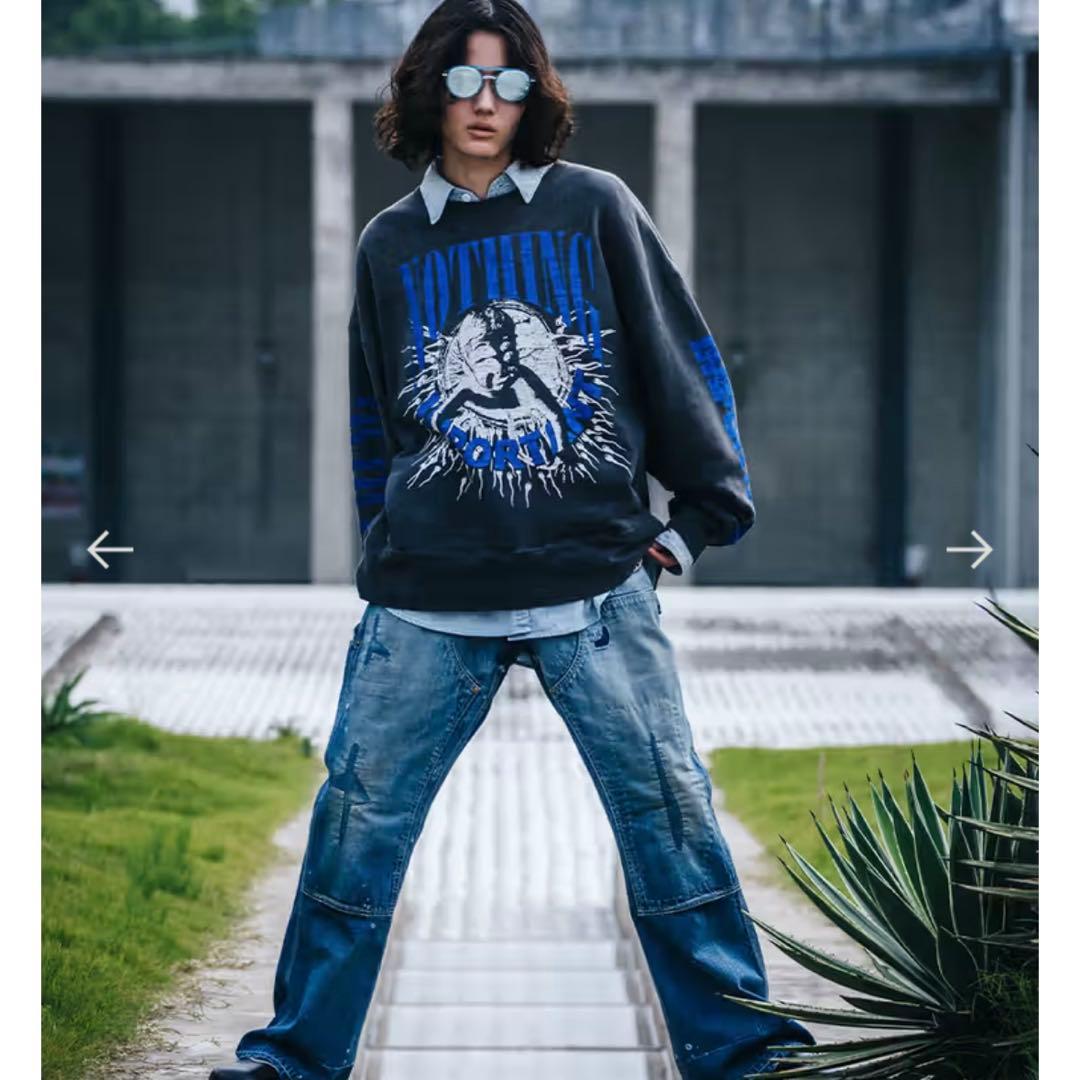 Saint Mxxxxxx 河村康輔　コラボ　スウェット　セントマイケル　極美品